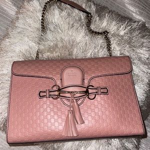 Plush pink Authentic Gucci Purse